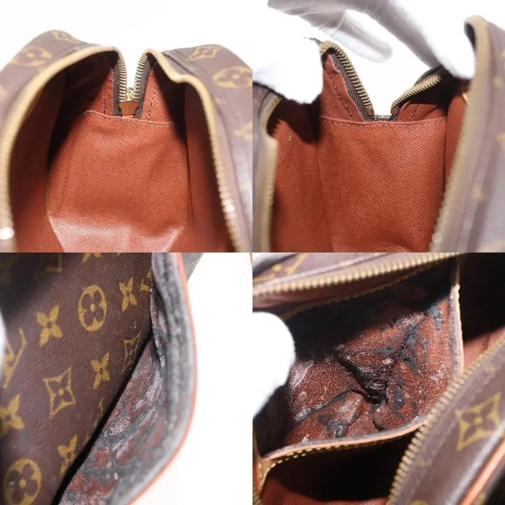 Louis Vuitton Monogram Blois Shoulder Bag Brown